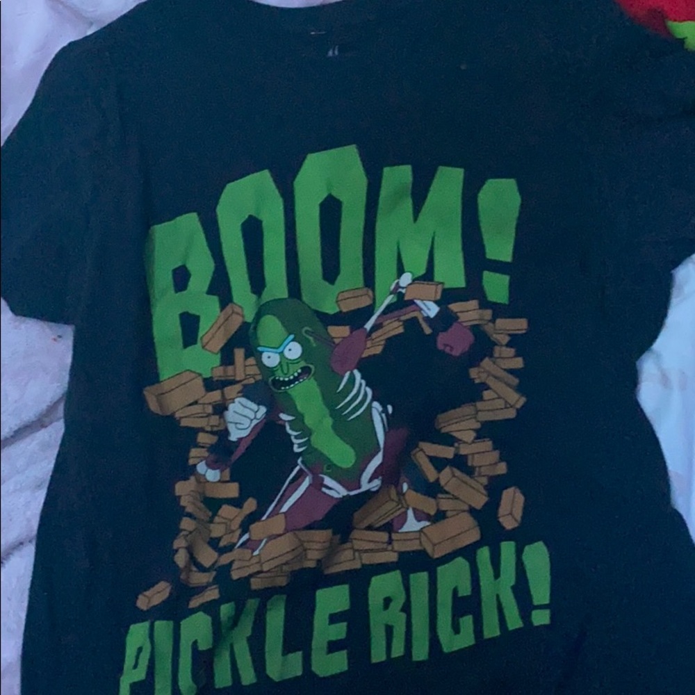 a pickle rick shirt